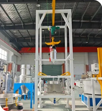 Big bag unloading station with tubular steel frame - view 6