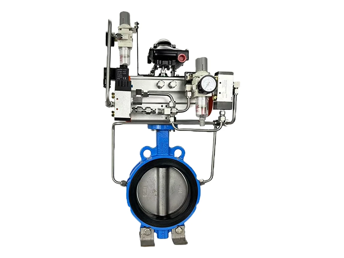 Butterfly valve with double-acting actuator - view 4