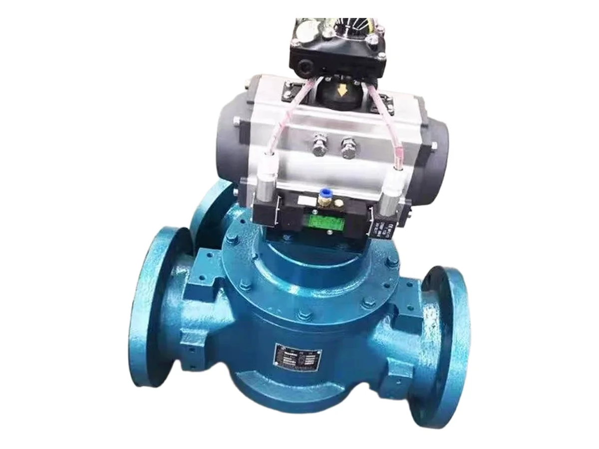 Pneumatic diverter valve body - view 3