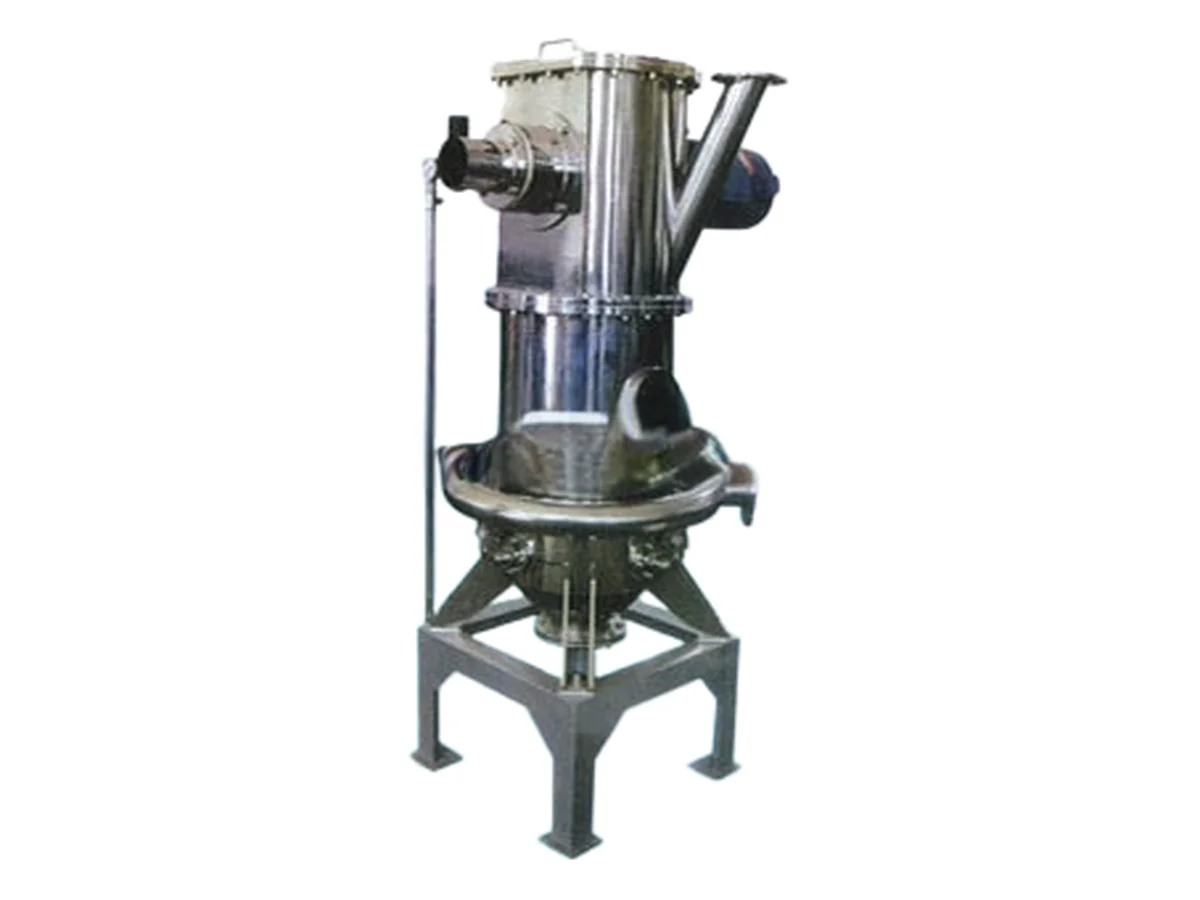 Jet mill system with feeding unit - view 2