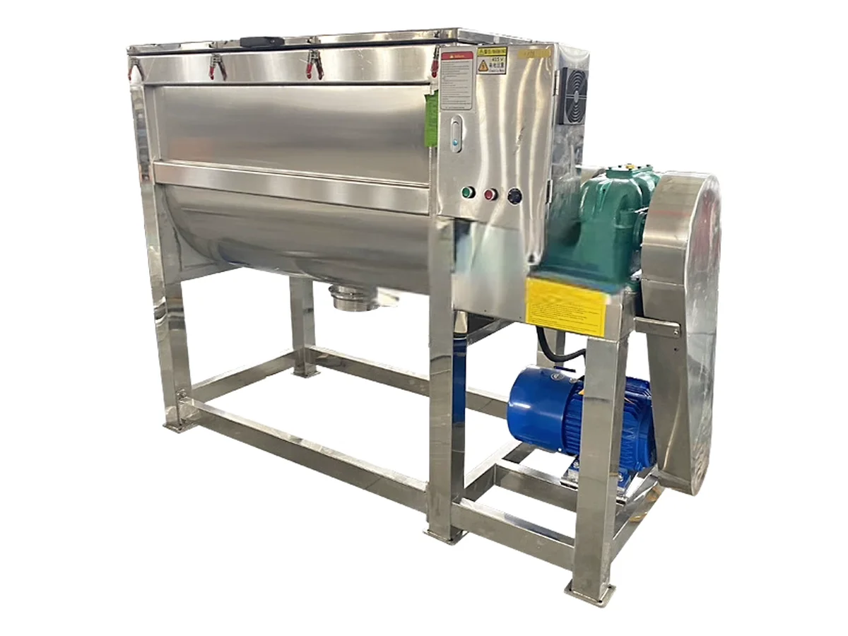 Ribbon mixer on support stand - view 4
