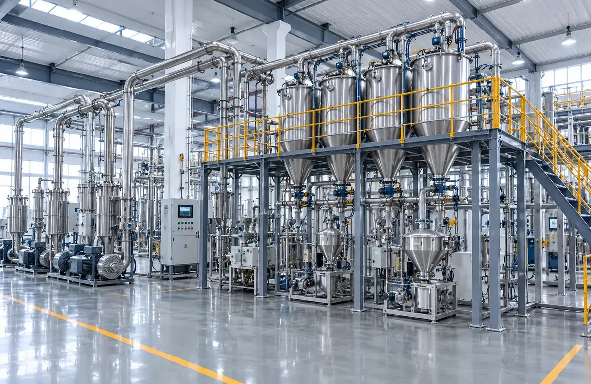 Central feeding system installation